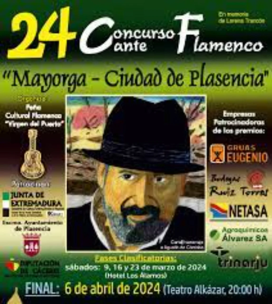 XXIV Concurso de Cante Flamenco “Mayorga-Ciudad de Plasencia”