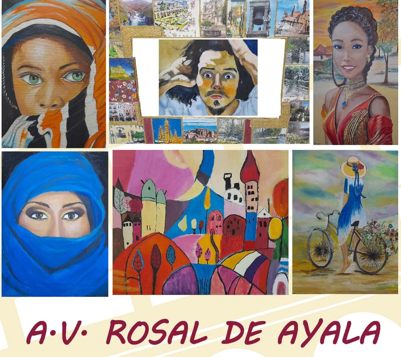 Exposición de pintura y manualidades - AV Rosal de Ayala