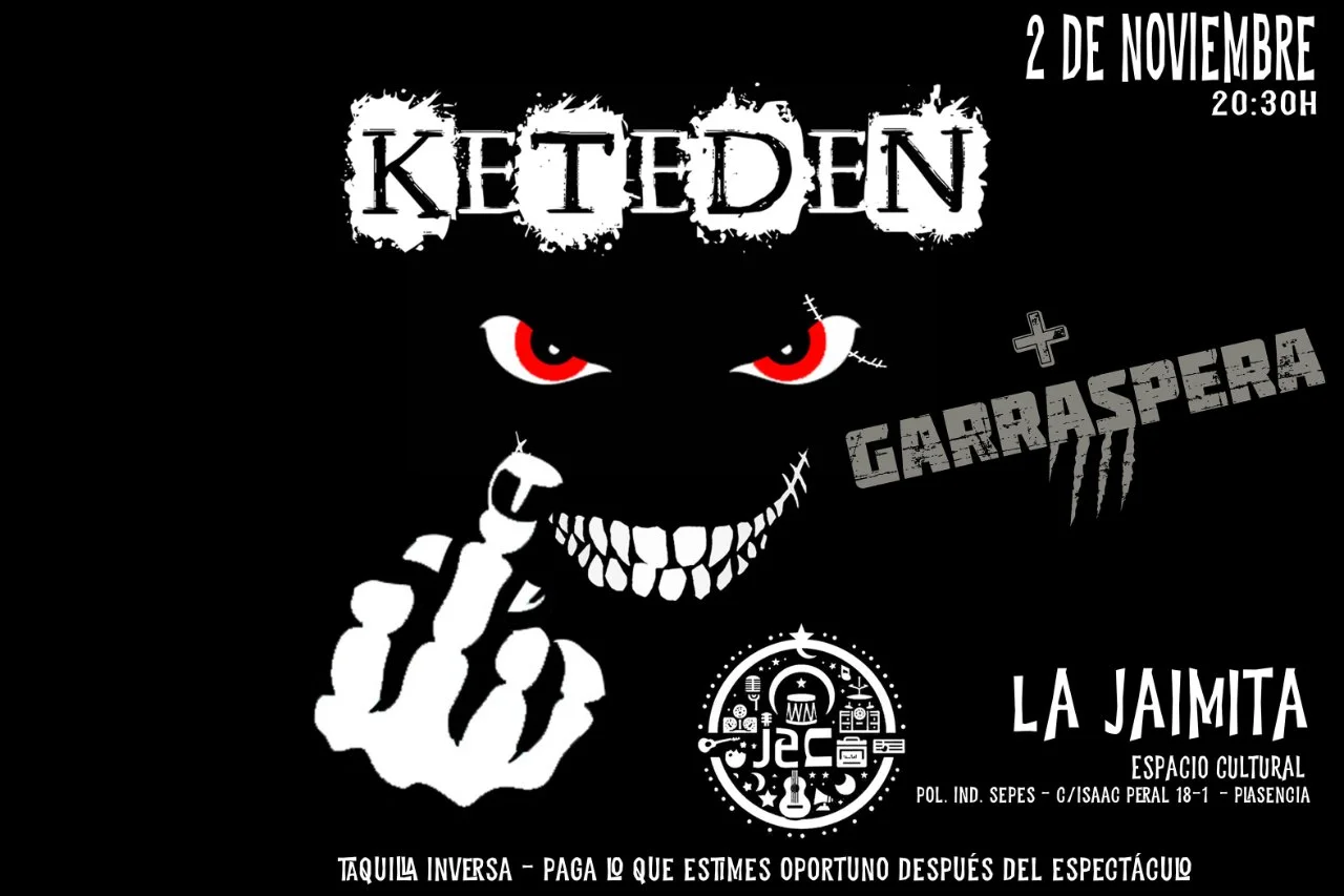 Keteden y Garraspera llenan la Jaimita del punk rock más enérgico