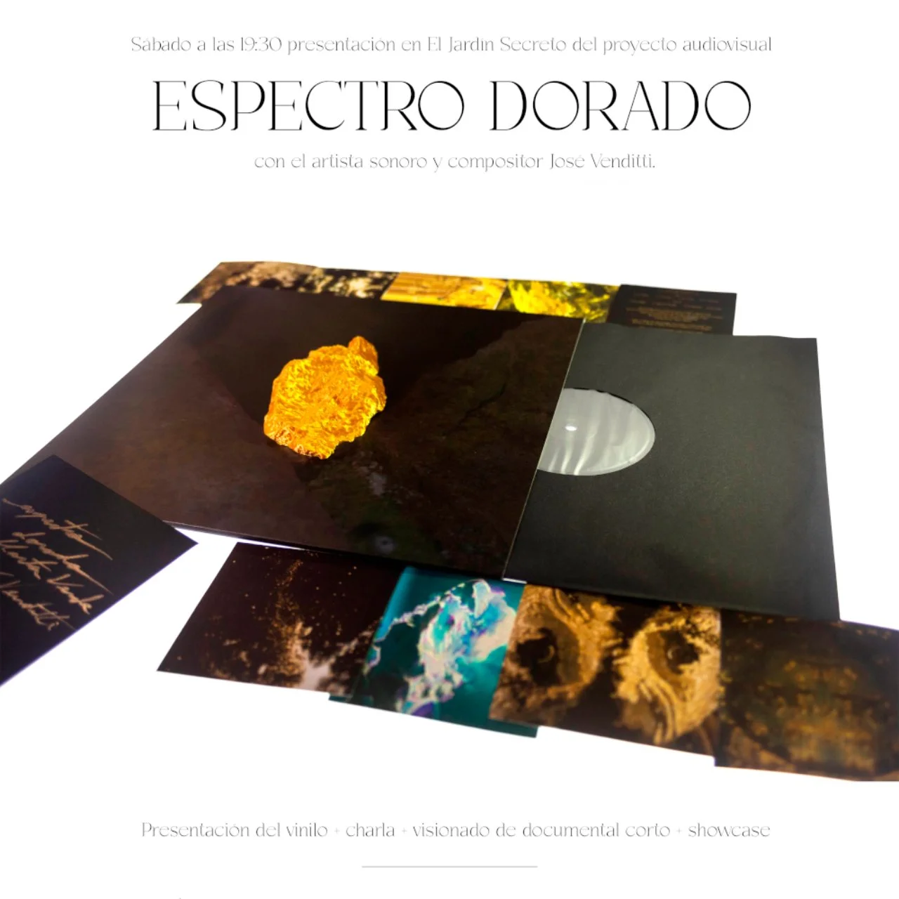  ESPECTRO DORADO (LP audiovisual + documental) - 20abr2024 en EL JARDIN SECRETO