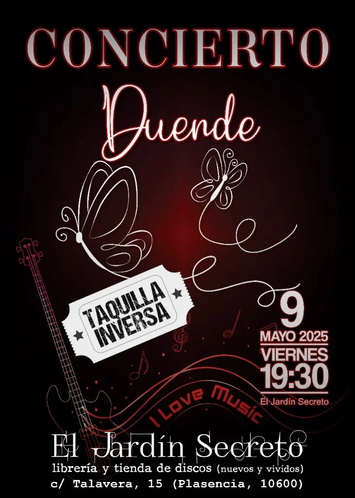 Concierto DUENDE @ El Jardín Secreto