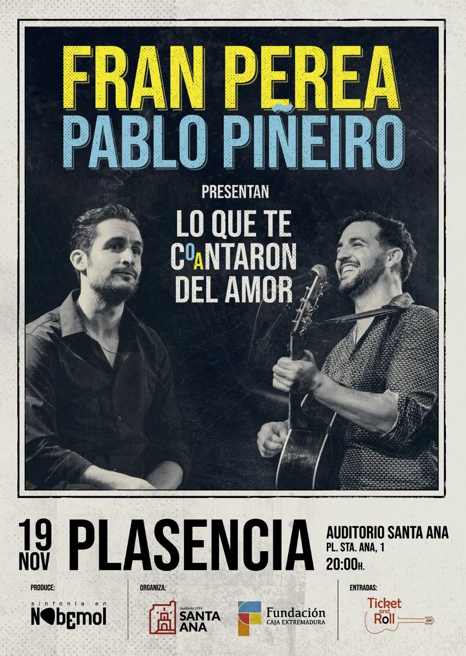 Concierto: Fran Perea y Pablo Piñeiro