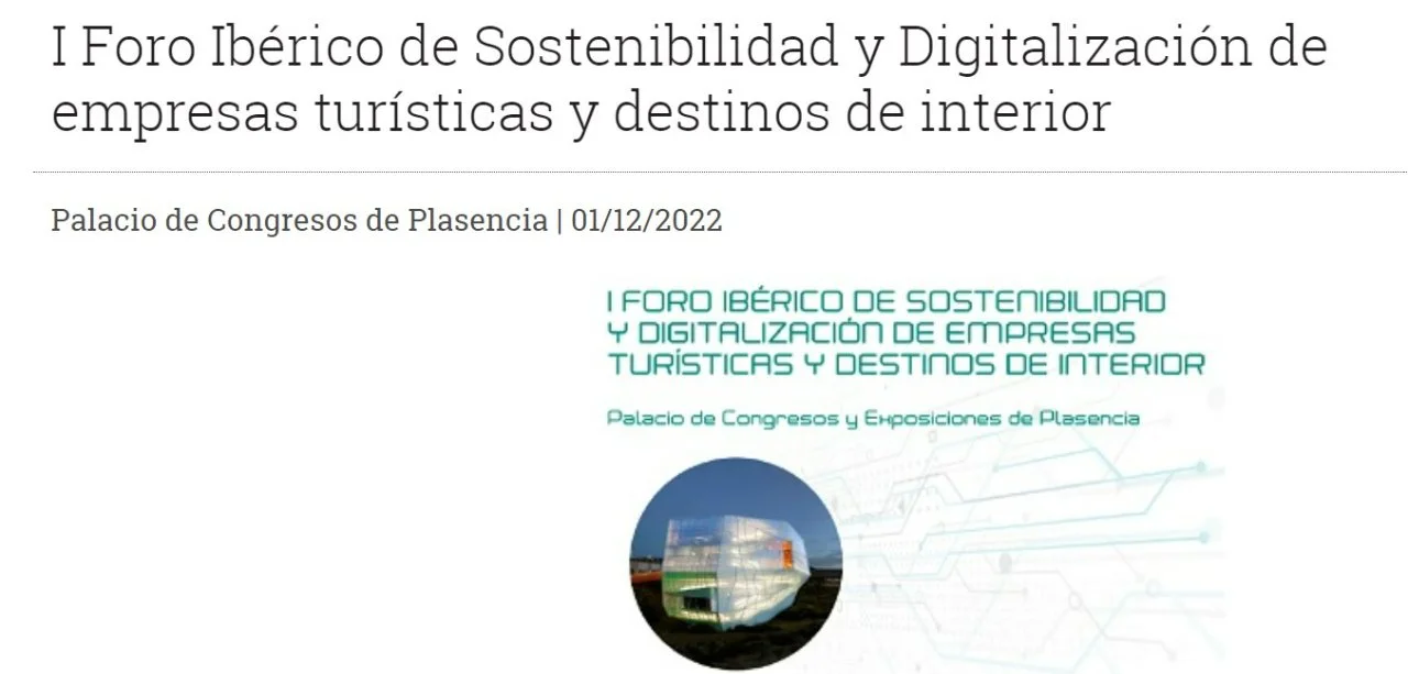 Foro Ibérico de Sostenibilidad y Digitalización, en Plasencia