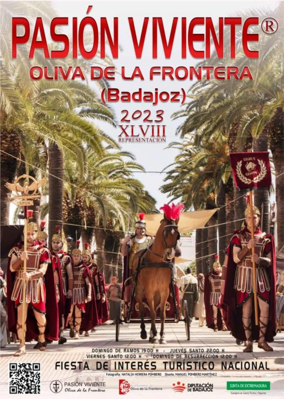Pasión Viviente 2023 en Oliva de la Frontera