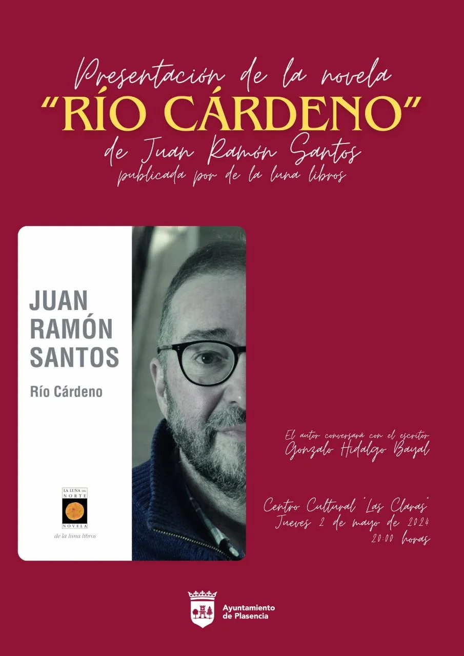Presentación de Río Cárdeno de Juan Ramón Santos en Plasencia