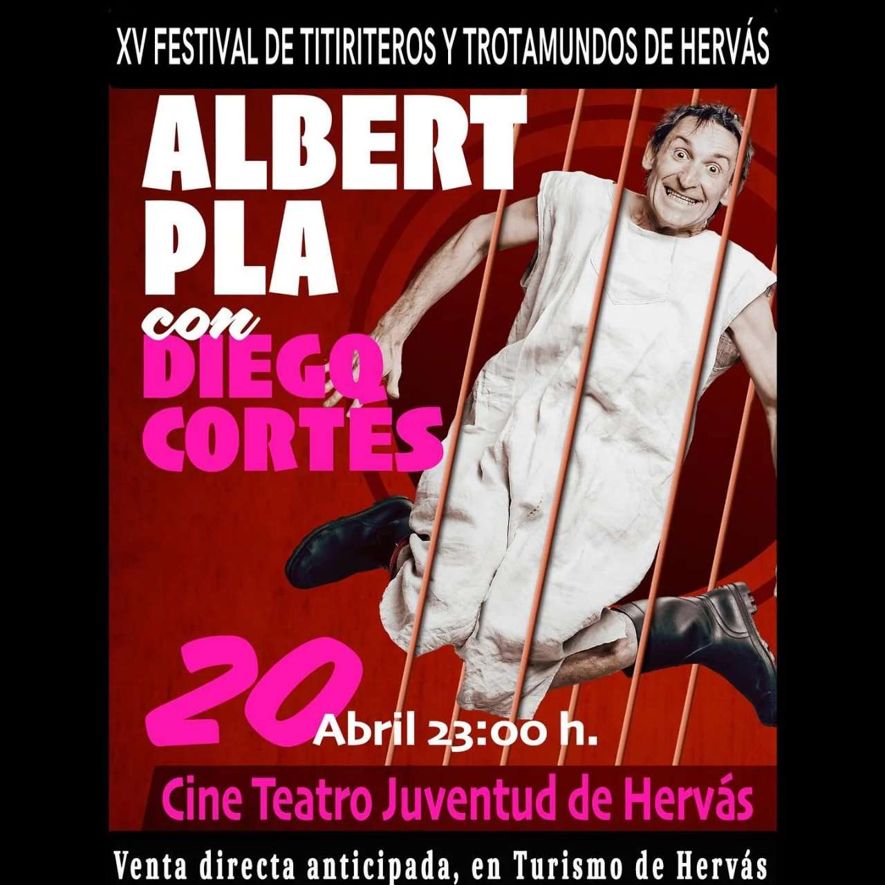 Albert Plá en el Festival de Titiriteros y Trotamundos de Hervás