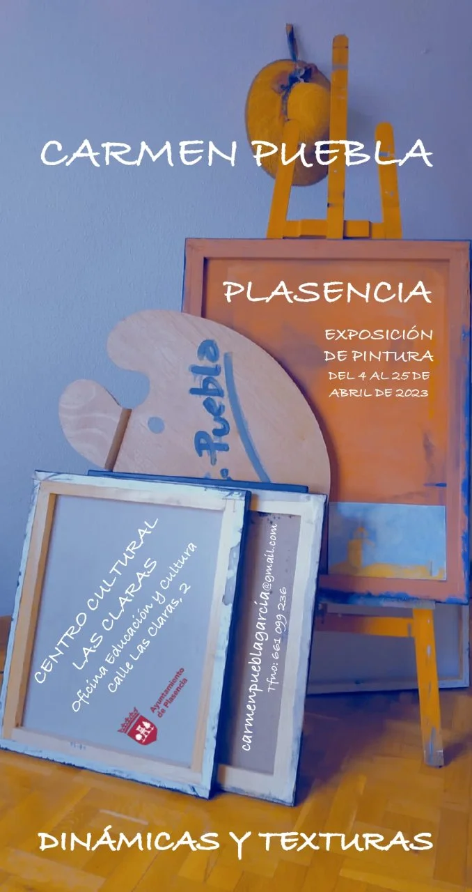 Exposición 'Dinámicas y Texturas' de Carmen Puebla en Plasencia