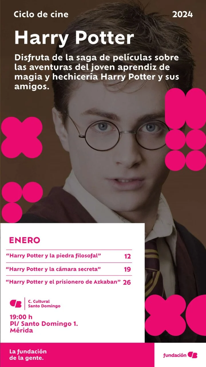 Ciclo de cine Harry Potter en Mérida