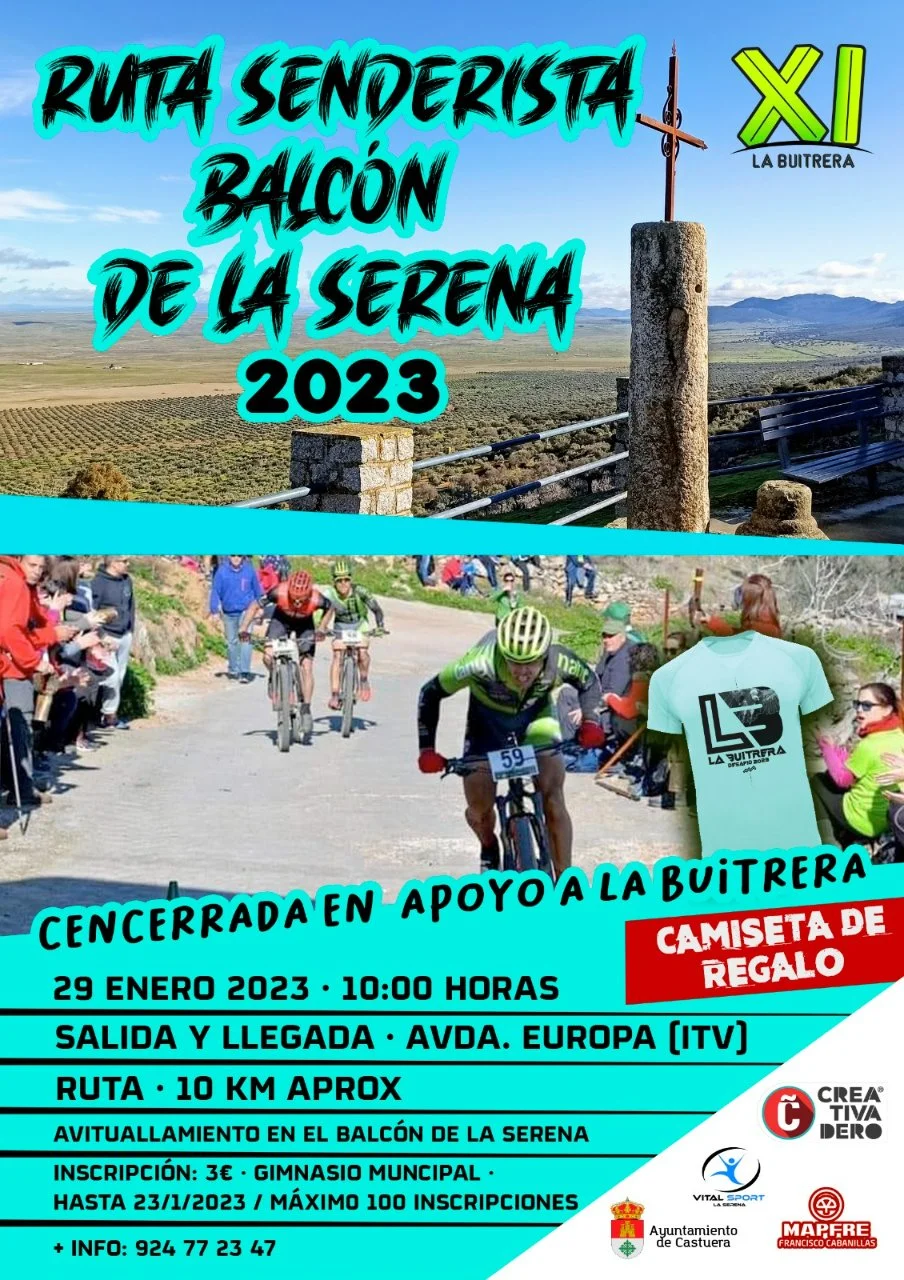 Ruta Senderista Balcón de la Serena 2023 en Castuera