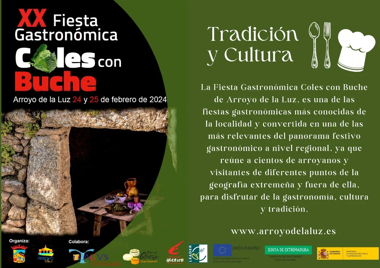 Fiesta Gastronómica Coles con Buche 2024 en Arroyo de la Luz