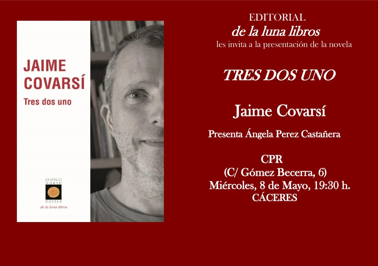 Presentación del libro Tres Dos Uno en Cáceres