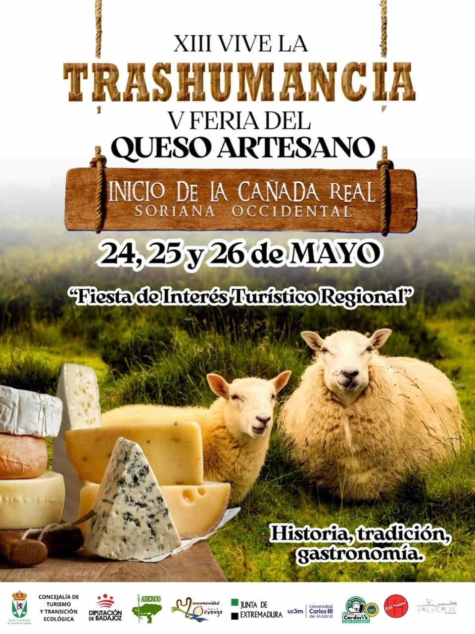 Vive la Trashumancia y Feria del Queso Artesano 2024 en Valverde de Leganés
