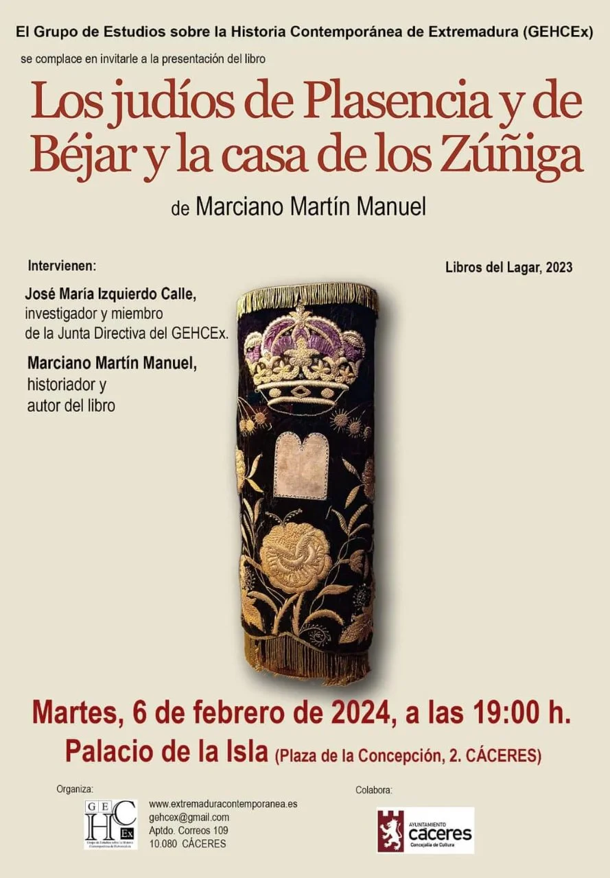 Presentación de libro de Marciano Martín Manuel en Cáceres