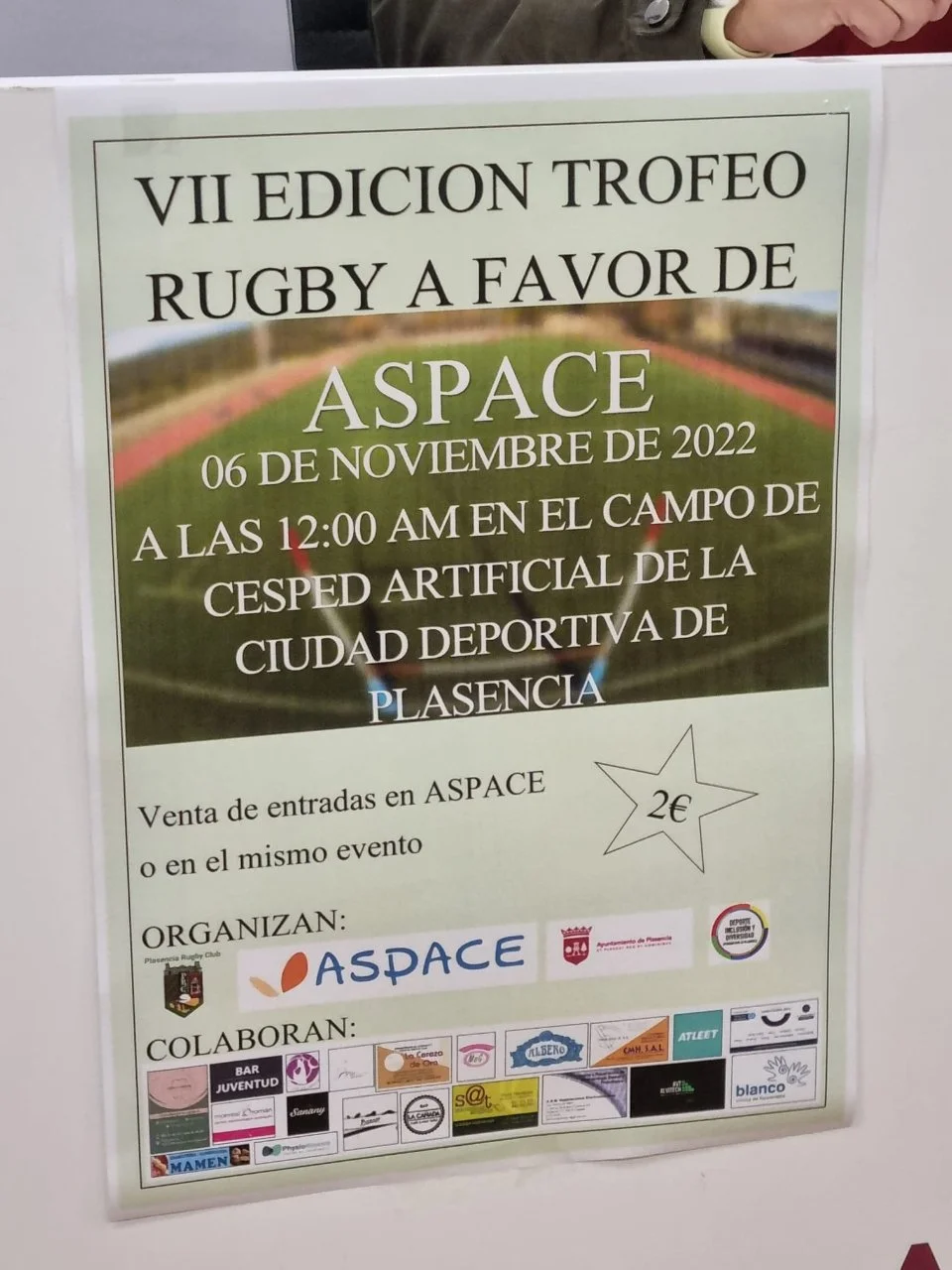 VII Trofeo de Rugby a favor de Aspace en Plasencia