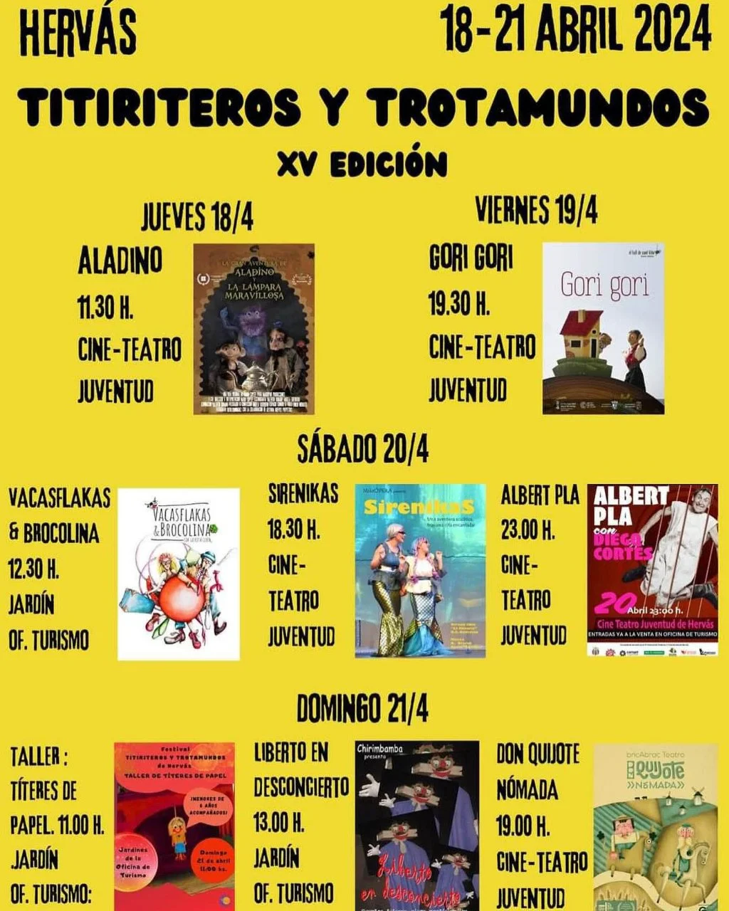 Festival de Titiriteros y Trotamundos 2024 en Hervás