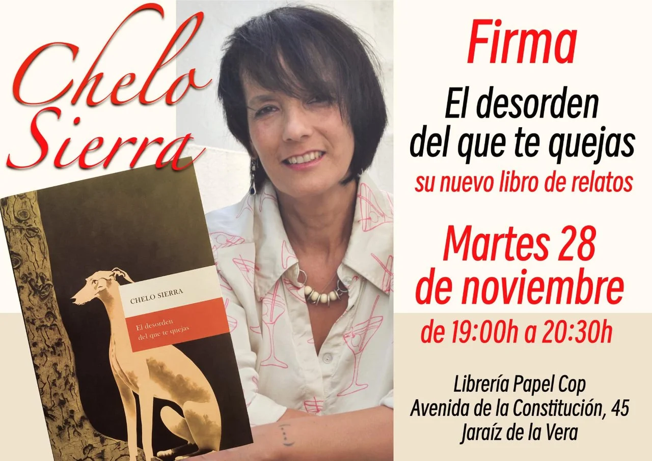 La escritora Chelo Sierra firma su nuevo libro en Jaraíz de la Vera