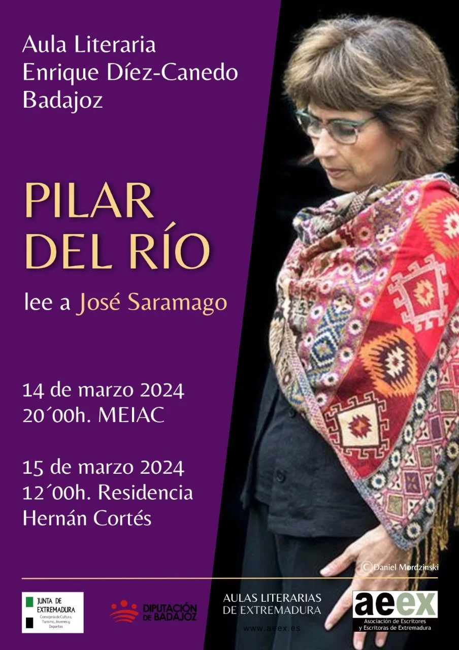 Pilar del Río en el Aula Literaria de Badajoz