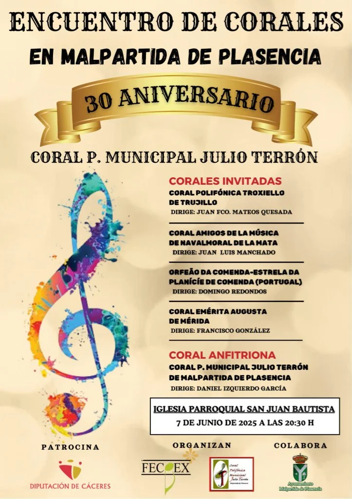 Encuentro de Corales en Malpartida de Plasencia