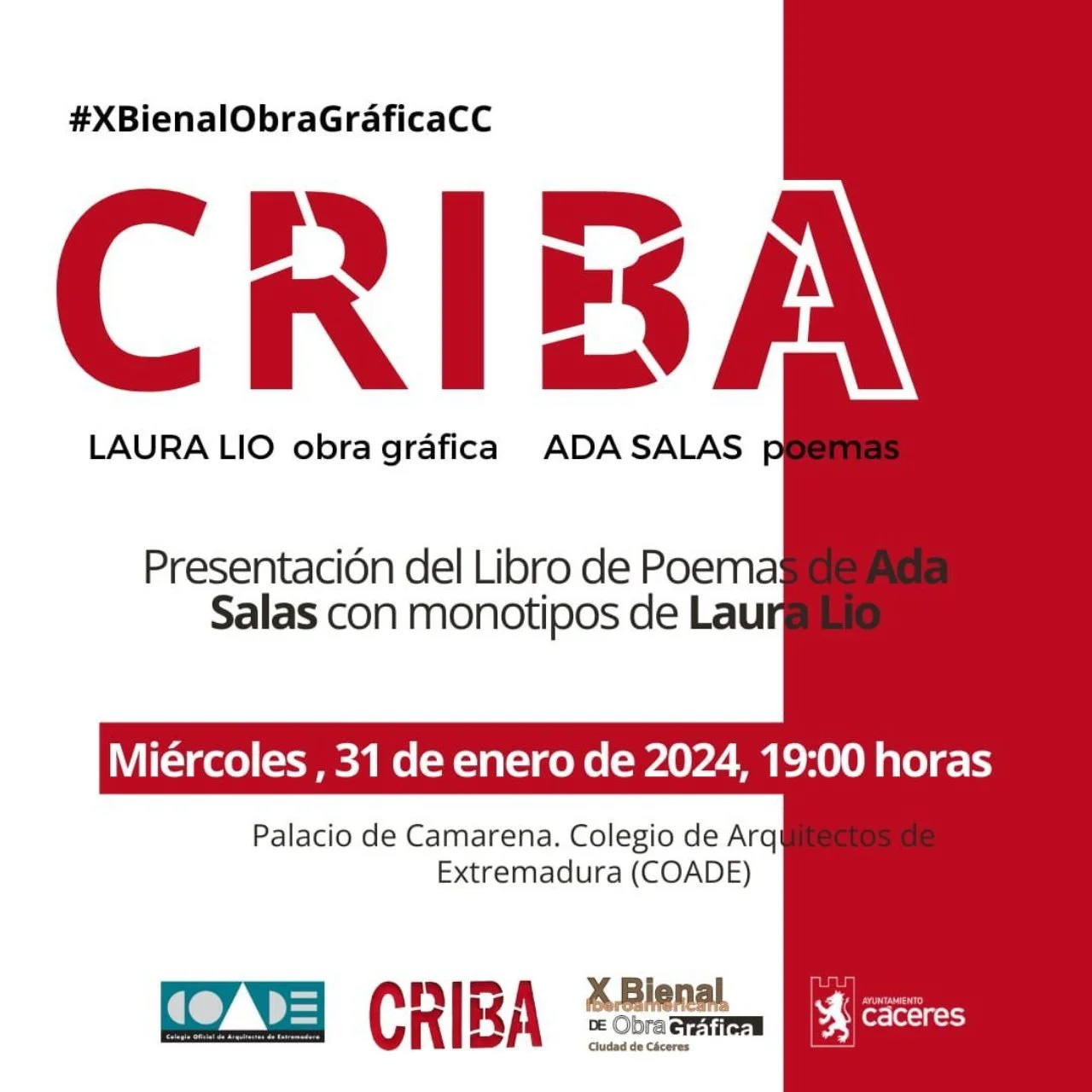 Presentación de CRIBA, de Ada Salas y Laura Lío, en Cáceres