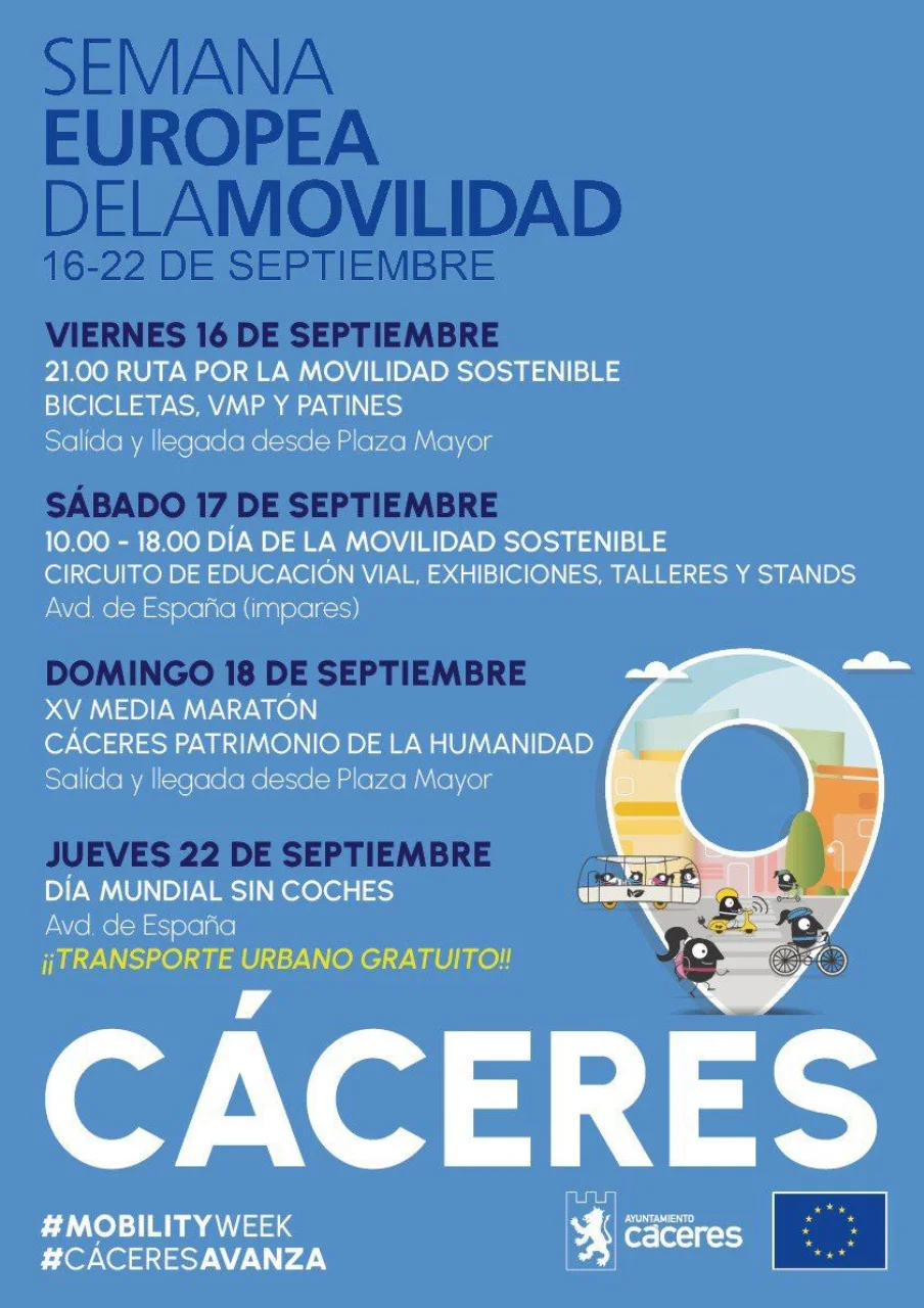 Semana Europea de la Movilidad en Cáceres
