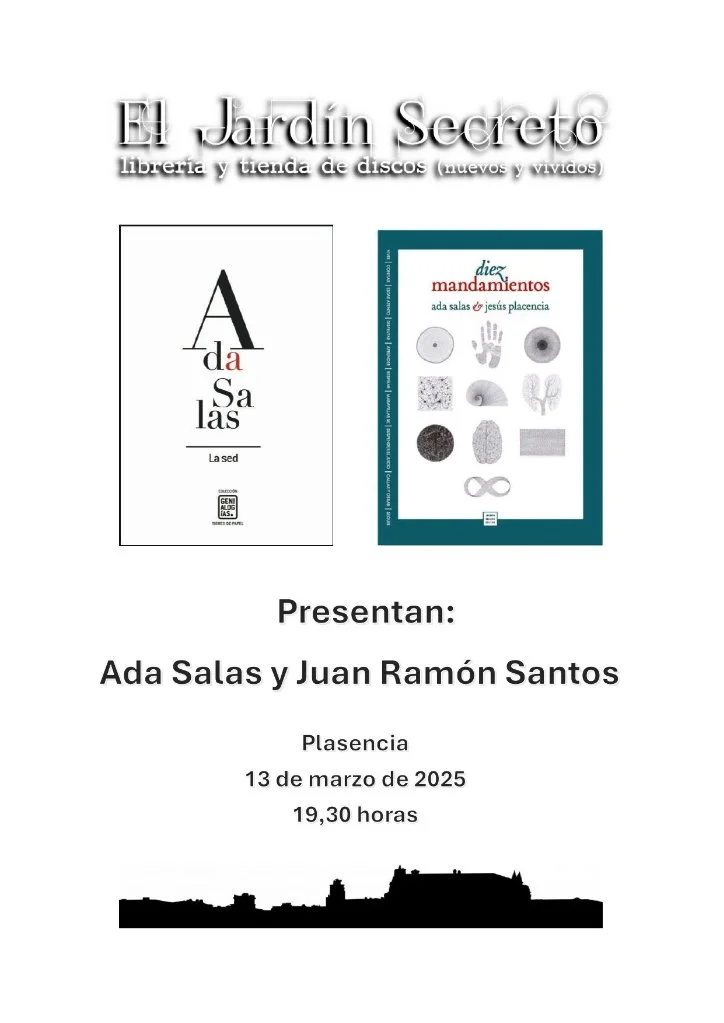 Ada Salas re-presenta libros en Plasencia