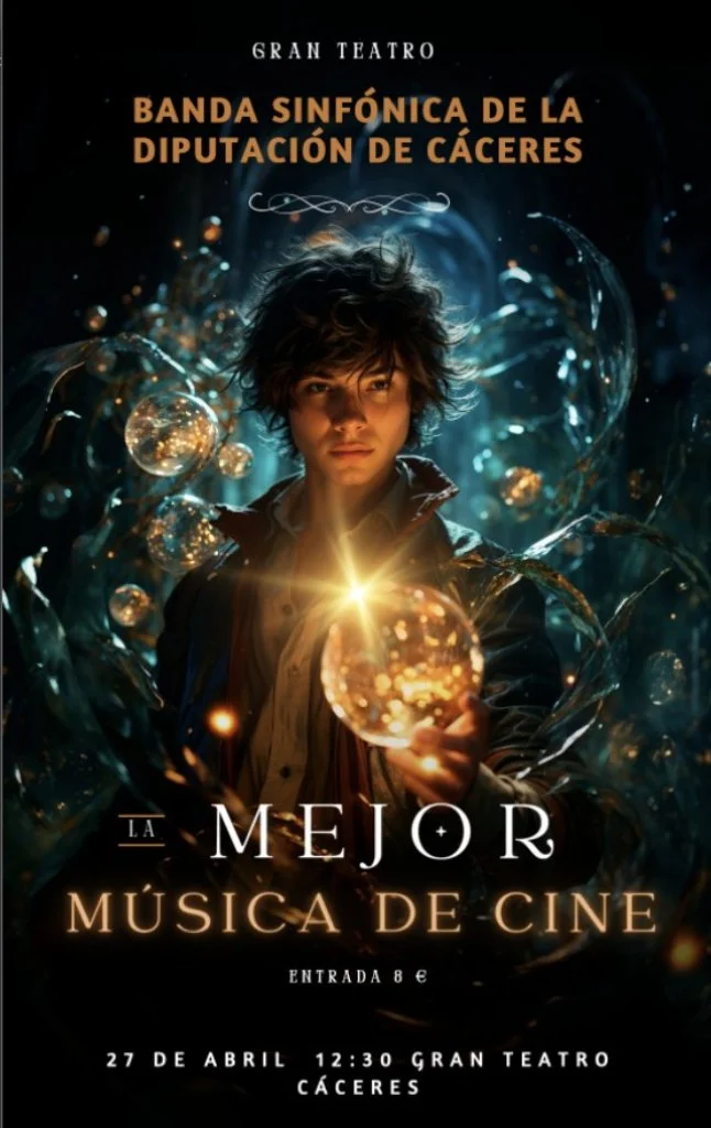 Concierto de música de cine en Cáceres